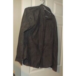 Imaginary Foundation Gray LS Button Front Shirt Mathematics Mens Size M HTF